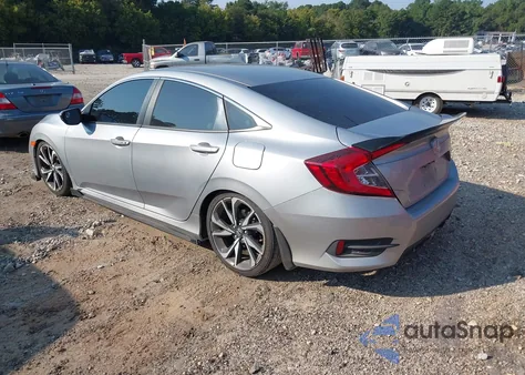 2019 Honda Civic Sport z USA, uszkodzony, nr VIN 2HGFC2F82KH599235